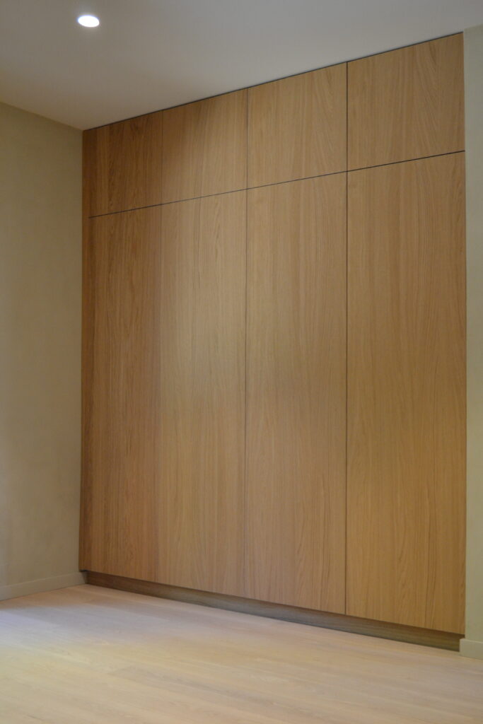 Dressing portes placage chêne